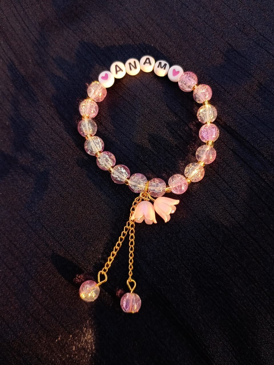 Tulip Name Bracelet